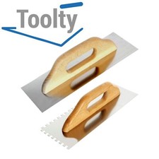 Toolty Stainless Steel Square Notched Trowels Tiling Grout Float Spread Trowel