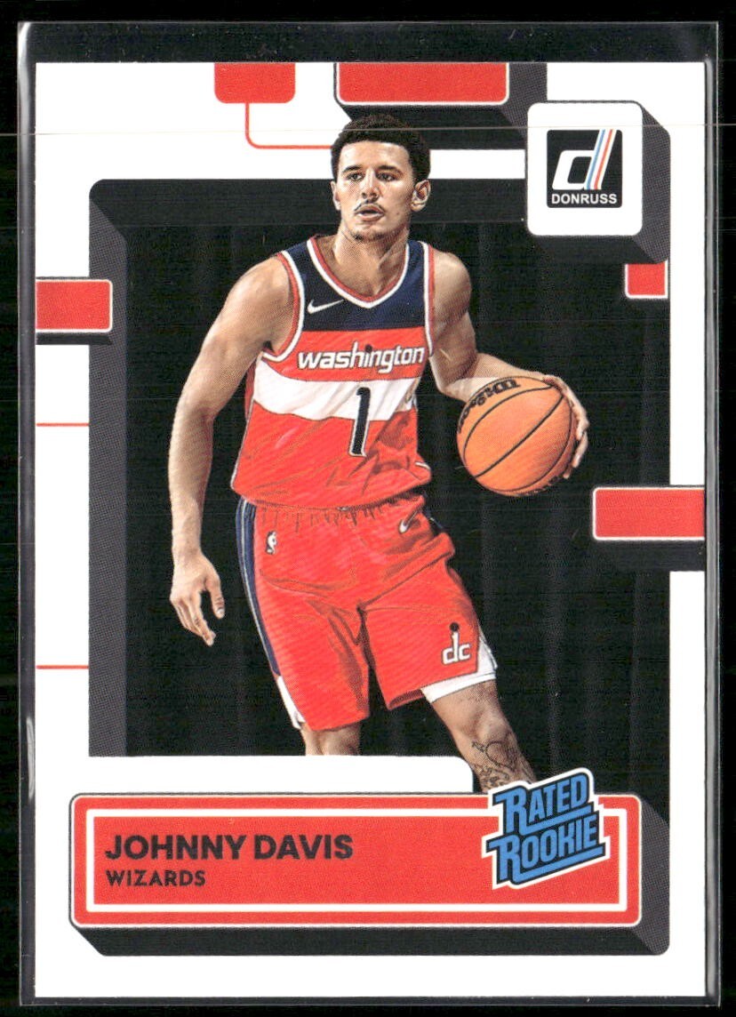 2022-23 Panini Donruss - Rated Rookie #210 Johnny Davis (RC)