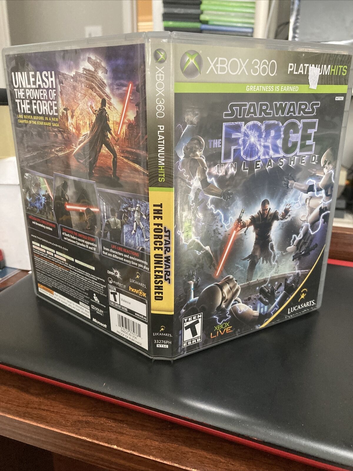 Star Wars: The Force Unleashed (Microsoft Xbox 360, 2008. Complete  23272332761