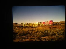 4H01 TRAIN SLIDE Railroad 35MM Photo BNSF 781E KINGMAN AZ 10-12-97