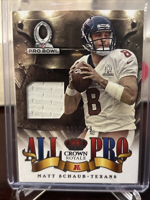 2013 Panini Crown Royale All Pro Materials #139/299 Matt Schaub #12