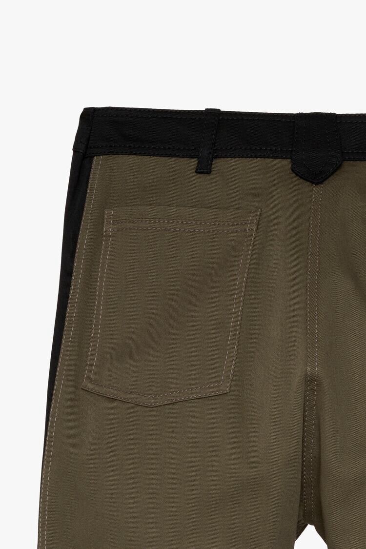 ZARA SRPLS CRG 09 KHAKI TROUSERS SIZE EXTRA SMALL RRP £89.99 image 8