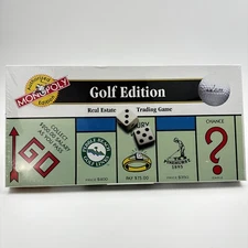 Monopoly Golf Edition Board Game 1996 Parker Brothers Sealed NEW