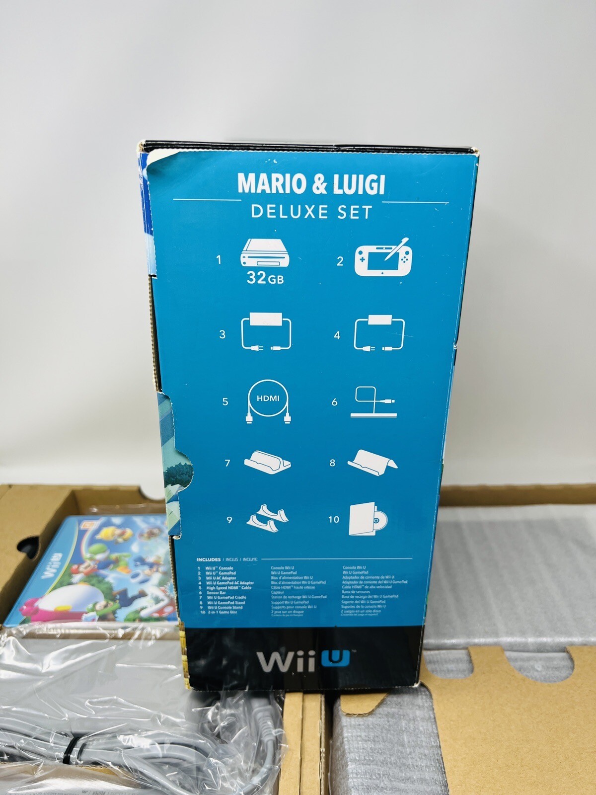 Nintendo Wii U Console Super Mario Bros & Luigi Deluxe Brand New In