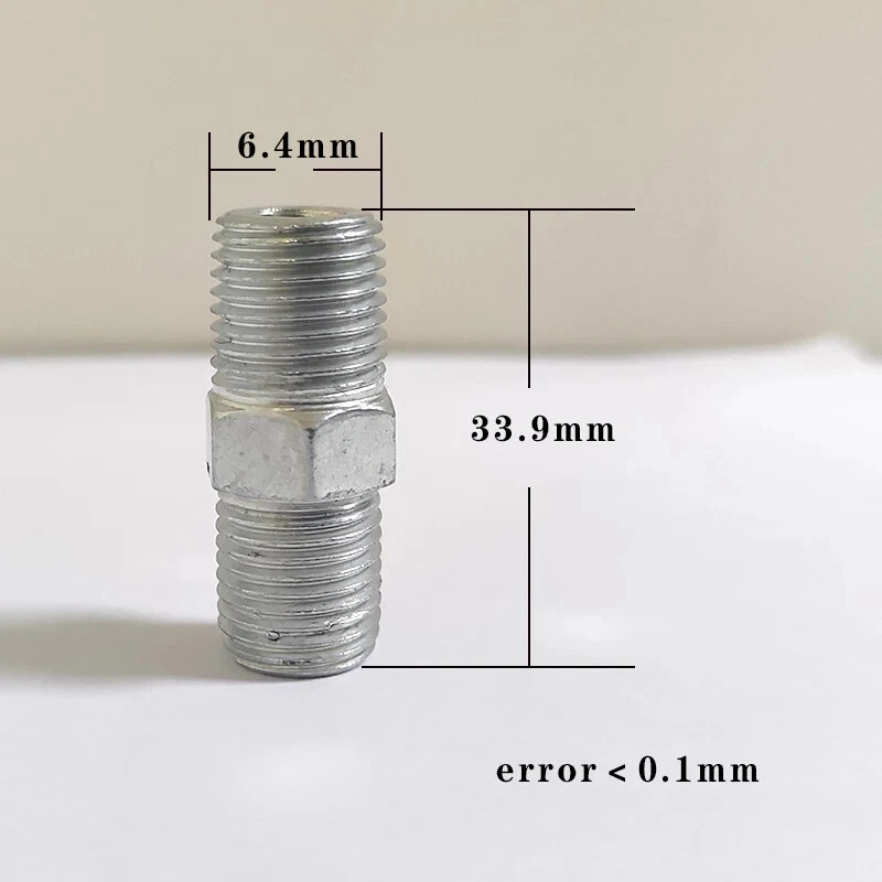 Manguera pulverizadora de 1/4" por 1/4" pareja pezón doble neple para pistola pulverizadora de pintura sin aire