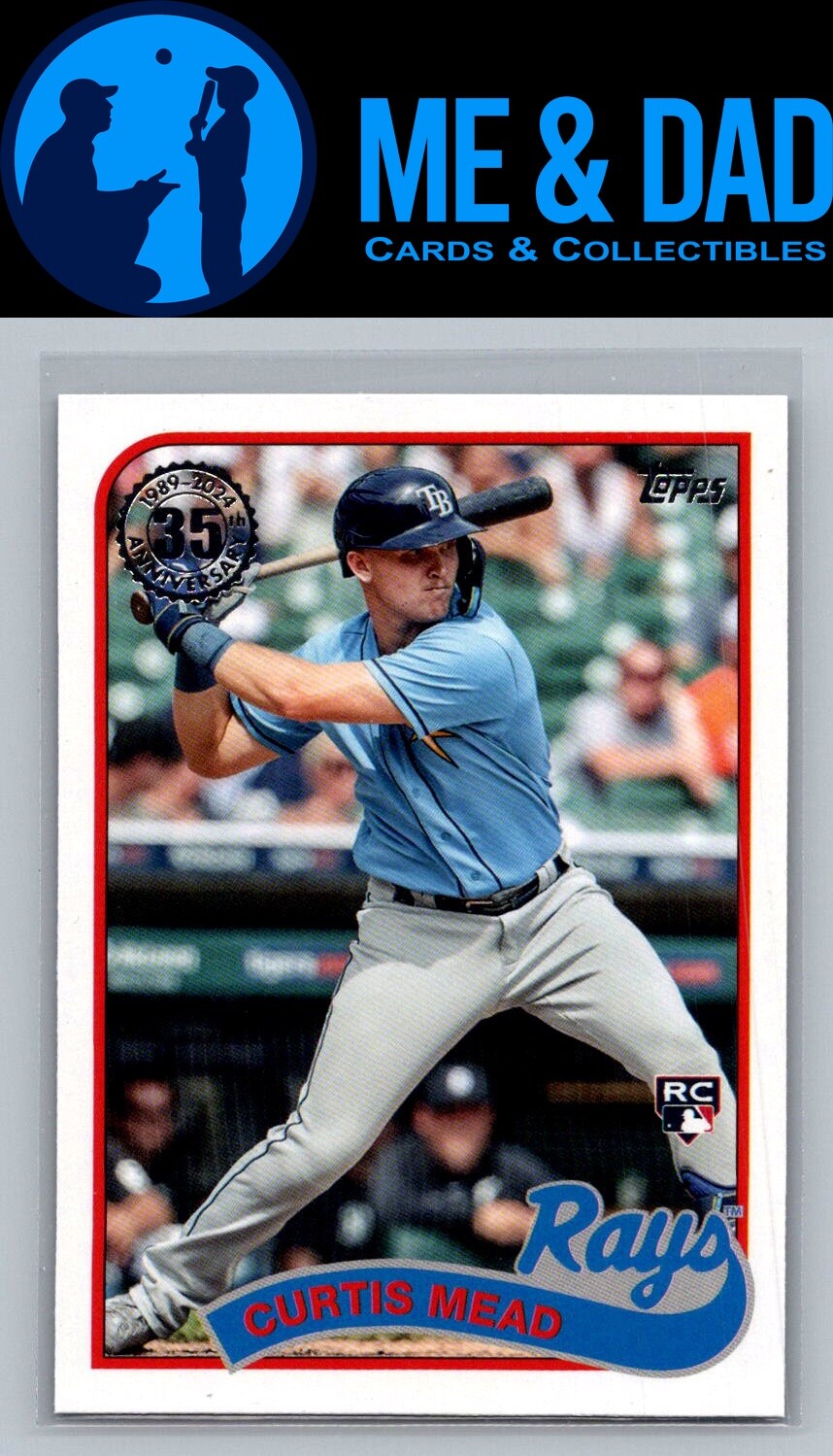 2024 Topps #89B-85 Curtis Mead 1989 Topps Baseball 35th Anniversary (Series One)