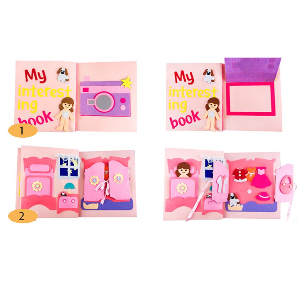 Baby Books Cultivate Touch Ability Felt Books For Living Room eBay