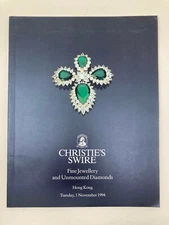 Christies Auction Catalog Jewelry FINE JEWELLERY DIAMONDS Hong Kong 1 Nov 1994