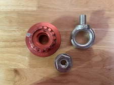 Porsche 911 Center Lock Nut for transport
