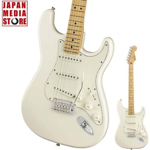 Fender Player Stratocaster Maple Polar White Guitar Brand NEW - Afbeelding 1 van 7