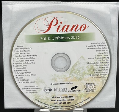 Piano Fall & Christmas 2016 CD