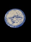 Vintage 1979 Handpainted Blue and White 6.25" Collectible Decorative Plate