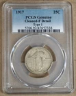 1917 TYPE 1 STANDING LIBERTY QUARTER PCGS FINE DETAILS, CLEANED 657338