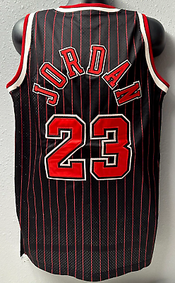 Team Nike Chicago Bulls #23 Michael Jordan Nike Black Red Team Nike Chicago Bulls #23 Michael Jordan Nike Black Red