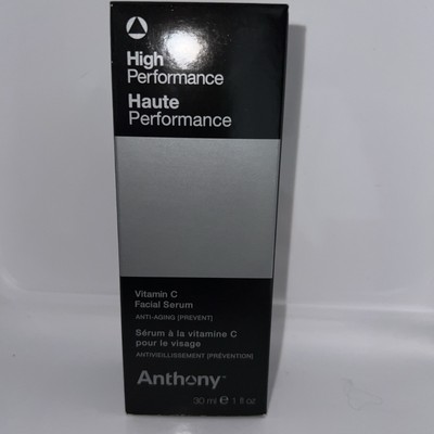 Anthony High Performance Vitamin C Facial Serum, 1 oz, New in Box