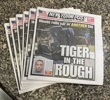 New York Post Saturday March 28 2026 TIGER IN THE ROUGH New York Post Saturday March 28 2026 TIGER IN THE ROUGH