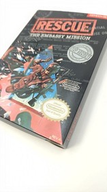 Rescue: The Embassy Mission - Juego Nintendo NES Vintage 1990 en caja original