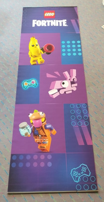 LEGO Display Flag Cloth Fortnite RARE Banner Werbe Games Gaming 77073