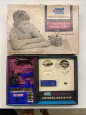 1962 REMCO Radio Science Crystal Radio Kit No. 106 Vintage Boxed UNTESTED