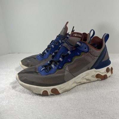 Nike React Element 87  Dusty Peach  Shoes Mens US Size 7 EUC Cork AQ1090-200