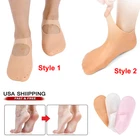 2 Pcs Foot Care Socks Spa Silicone Moisturizing Gel Anti Cracking Protector US