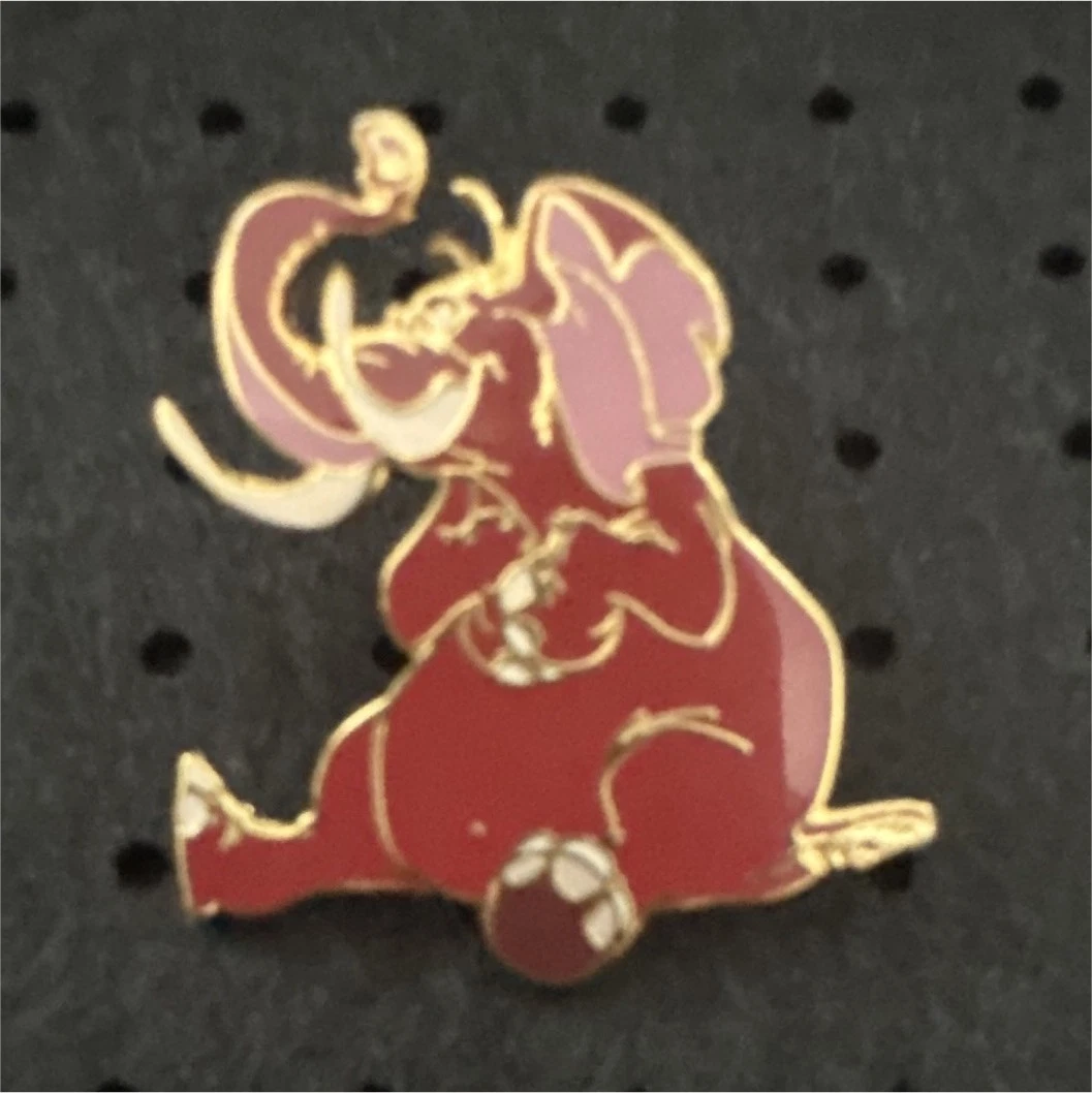Tantor Tarzan Disney Dumbo Sitting Elephant Enamel Pin - Tarzan Backstamp