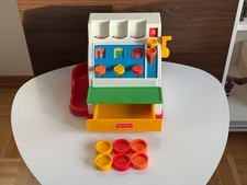 Fisher-Price-Kasse mit 6 Münzen  Vintage-Kinderkasse von 1994 101