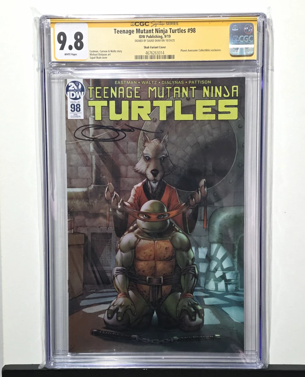 25+ Teenage Mutant Ninja Turtles 9.8 Near Mint/Mint, Comics Signed