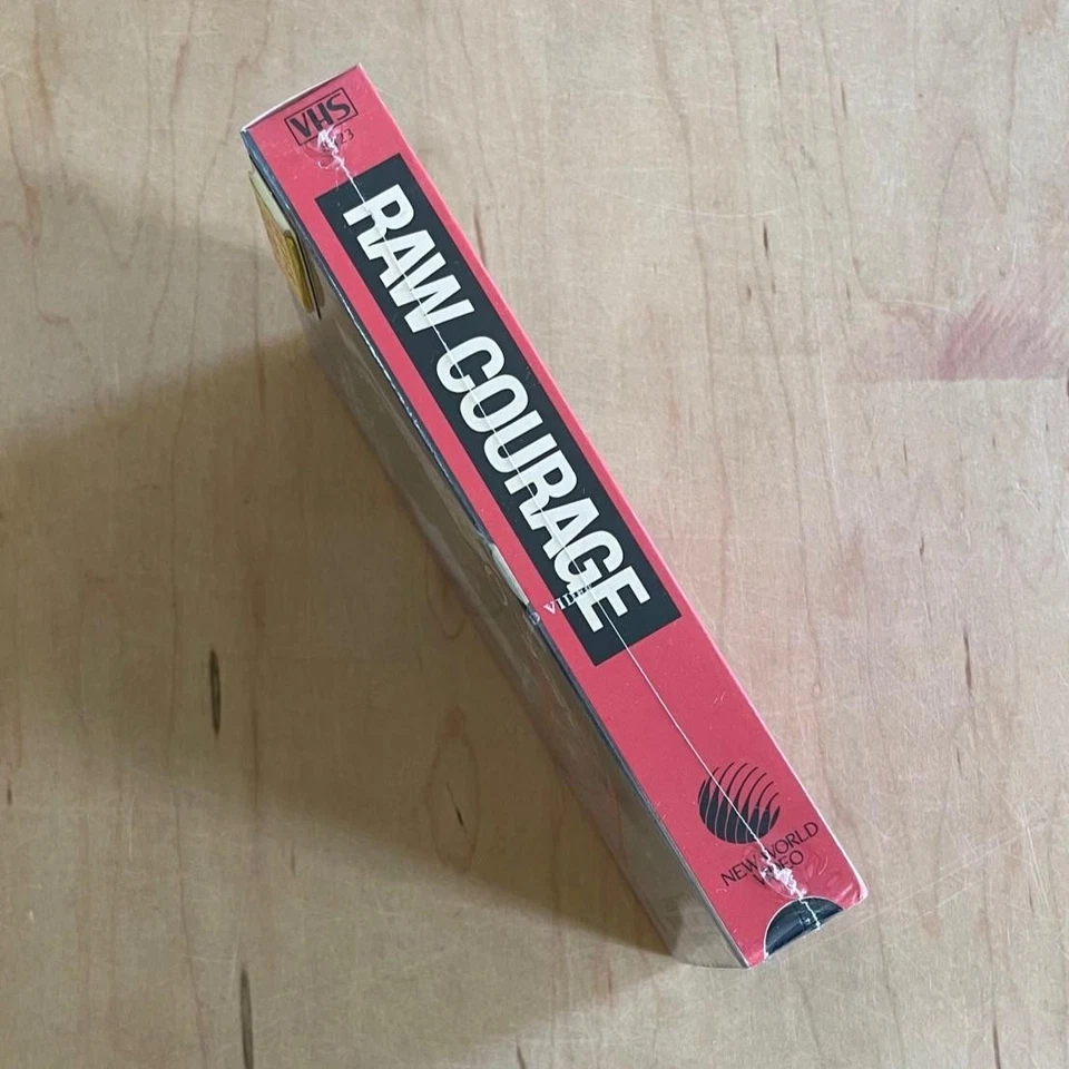 RAW COURAGE (1984) Sealed VHS New World Marathon Desert Stalker Vigilante Horror - Image 4 of 4