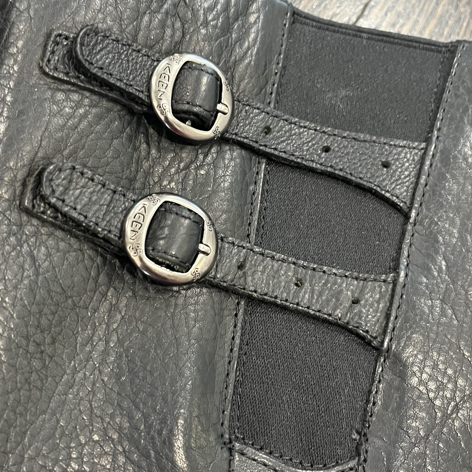 Stivali Keen donna 8 5 Berna bambino berna pelle nera fibbia alta equitazione outdoor