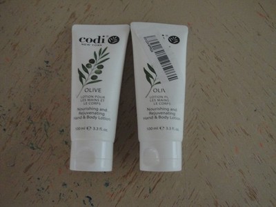 2x Codi Hand and Body Lotion Olive 3.3 fl. oz #Q27