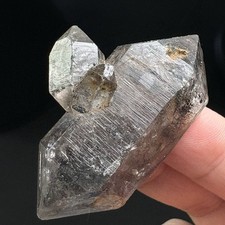 Cathedral Quartz w/Inclusion China Herkimer-style Specimen Riki/Meditation E48