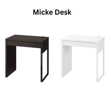 NEW IKEA MICKE Computer Desk with Drawer Unit  Sleek Compact Functional 73x50cm