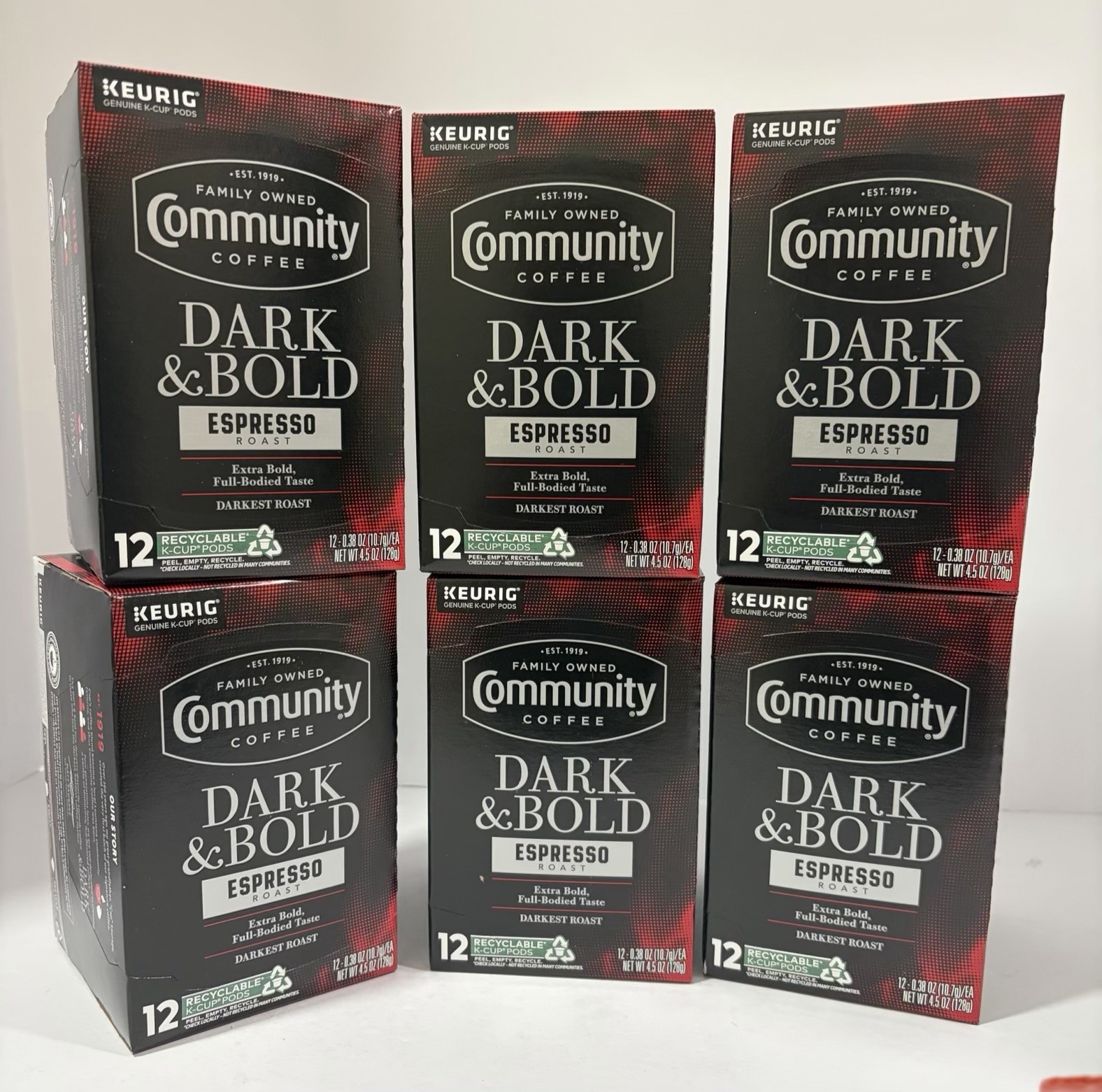 Community Coffee Dark and Bold Espresso Roast Single Serve 7