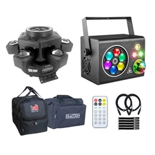 SPIN-TRIX Motion Beam Light BEAM-BOX Light DMX LED DJ Stage Effect Fixtures Pack