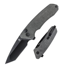 Kizer Mad Tanto  Folding Pocket Micarta Handle 154CM Blade V4602C1