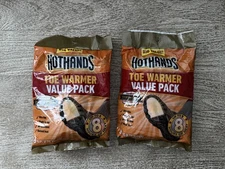 TWO HotHands Toe Warmers 6-Pair Packs