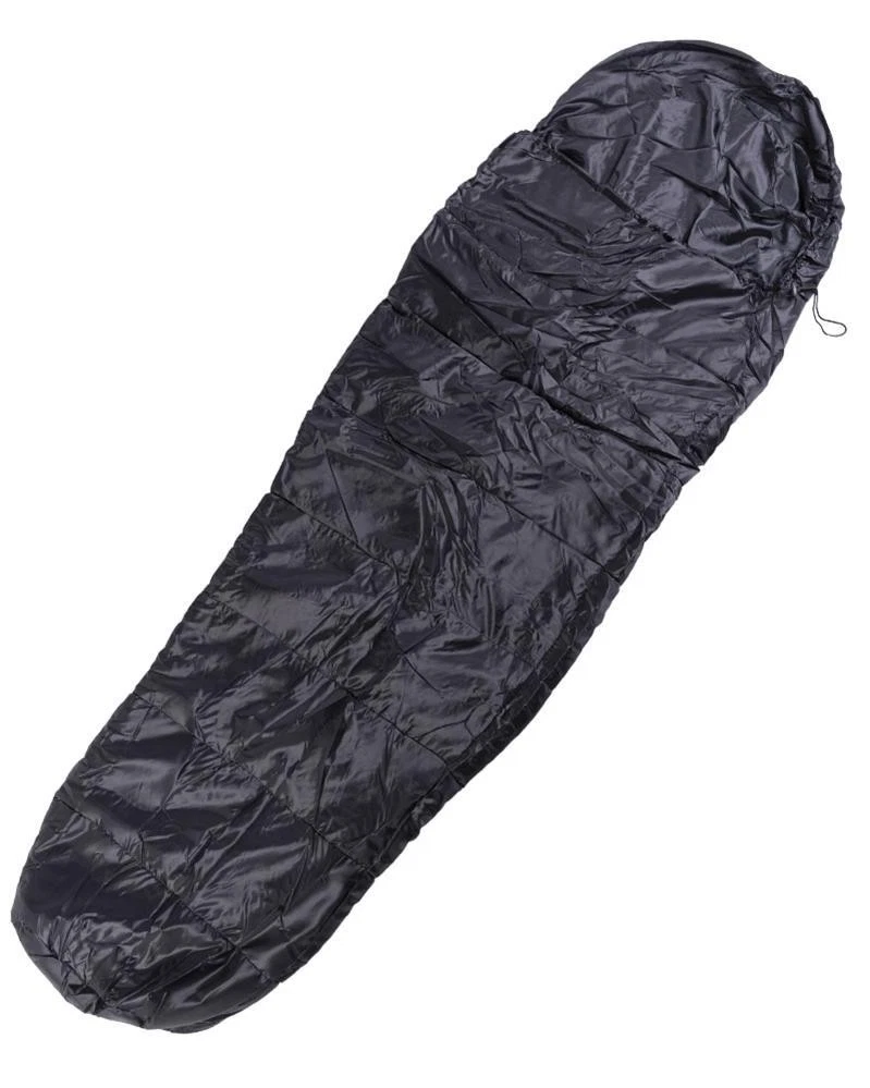 MIL-TEC COMMANDO Sleeping Bag 225cm 2 Way Zipper Left Side Lightweight