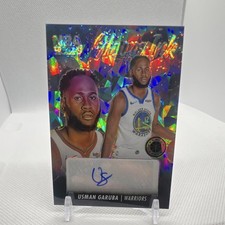 Panini Hoops Premium Usman Garuba #HI-GAR Warriors Hoops Ink Prizm Autograph