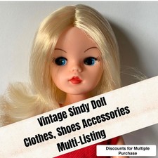 Vintage Sindy Doll Accessories Shoes Parts Clothes Pedigree Toys MULTI LISTING