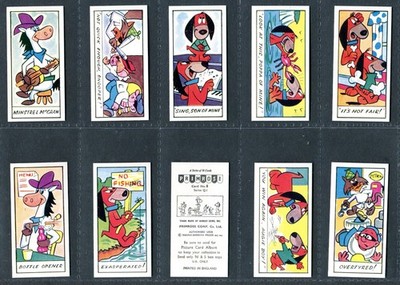PRIMROSE CONFECTIONERY 1964 ''QUICK DRAW McGRAW'' PICK YOUR CARD
