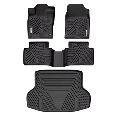 All Weather Floor Mats & Cargo Liner for 2016-2021 Honda Civic Sedan TPE Rubber