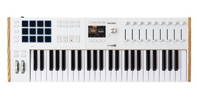 Arturia KEYLAB 49-Key Mk3 White USB Midi Keyboard Controller+Abletone Live Lite
