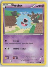 Woobat 70/149 Common Boundaries Crossed Pokemon Moderately Played