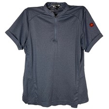 McDonalds Apparel Collection Womens S - R Gray 1/4 Zip Employee Uniform Shirt