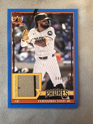 Fernando Tatis Jr 2026 Topps Series 2 #91R2-FT Padres 1991 Relic Blue #/150