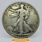1935 Walking Liberty Half Dollar, 90% Silver - #C59300NQ