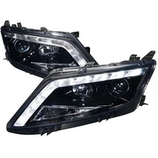 Spec-D Tuning LHP-FUS10G-TM Projector Headlights Gloss Black Housing with Smo...