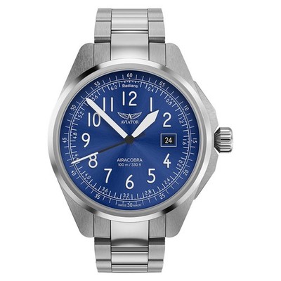 Aviator Airacobra 43 Typ B V.1.38.0.325.5   Herrenuhr   Edelstahl Garantie: Quar