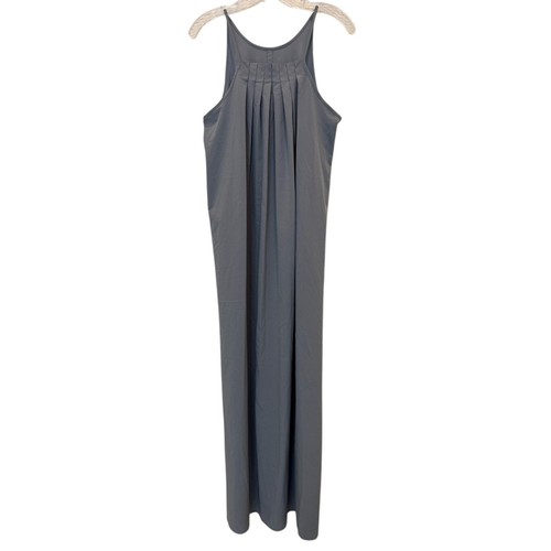 Athleta Hayes Pleated Maxi Dress in Blue Star Size XS Sleeveless Stretch - Picture 5 of 13